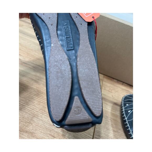 Pikolinos Women's Jerez Slip-On Moccasins Azul Leather Size 6.5/7 US 37 EU NWOB - Picture 11 of 12